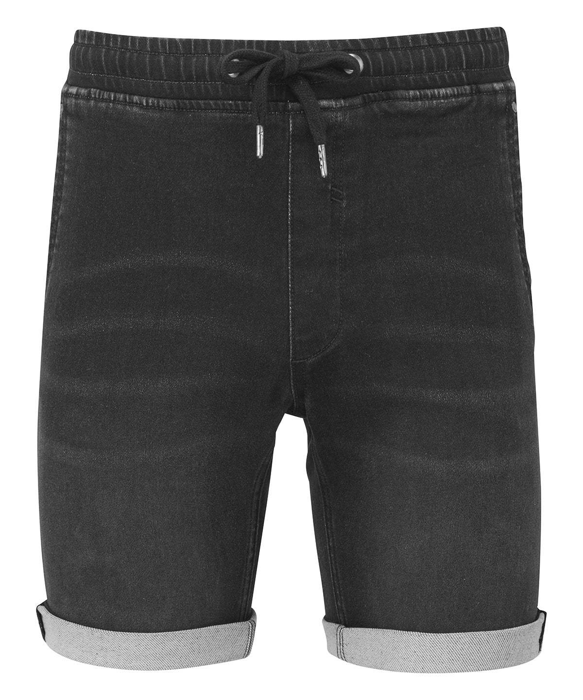 Short en jean homme avec cordon de serrage