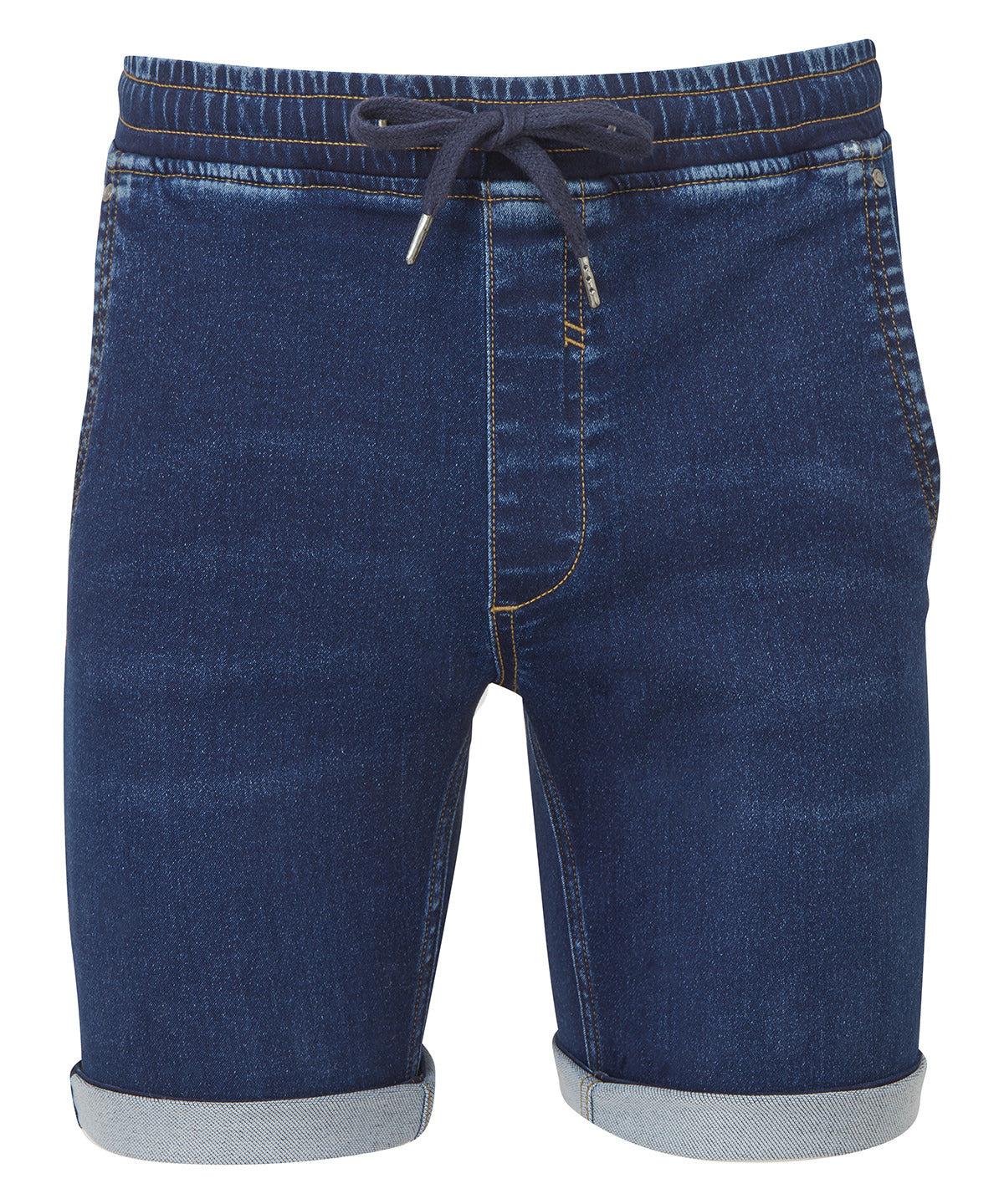 Short en jean homme avec cordon de serrage