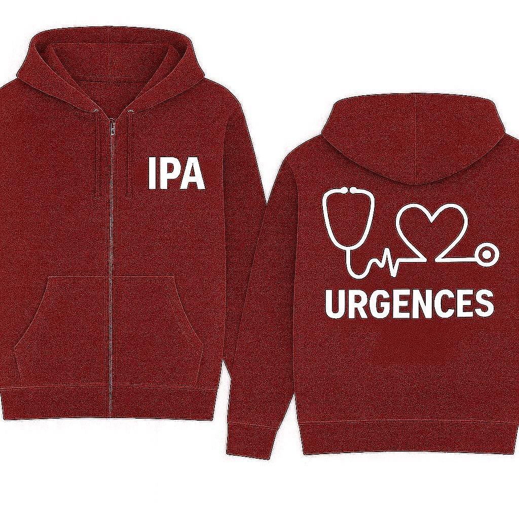 Sweat zippé Urgences JVR