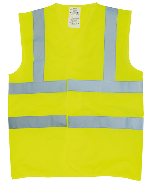 Gilet haute visibilité ignifuge sans manche