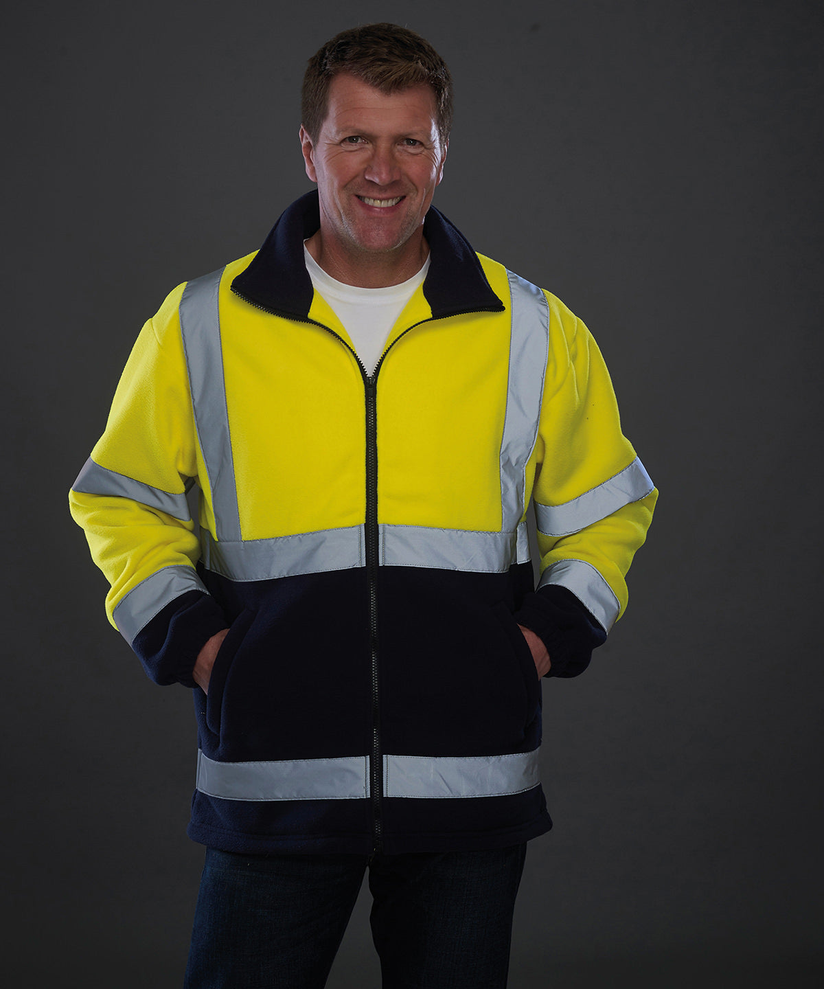Veste polaire épaisse haute visibilité (HVP211)