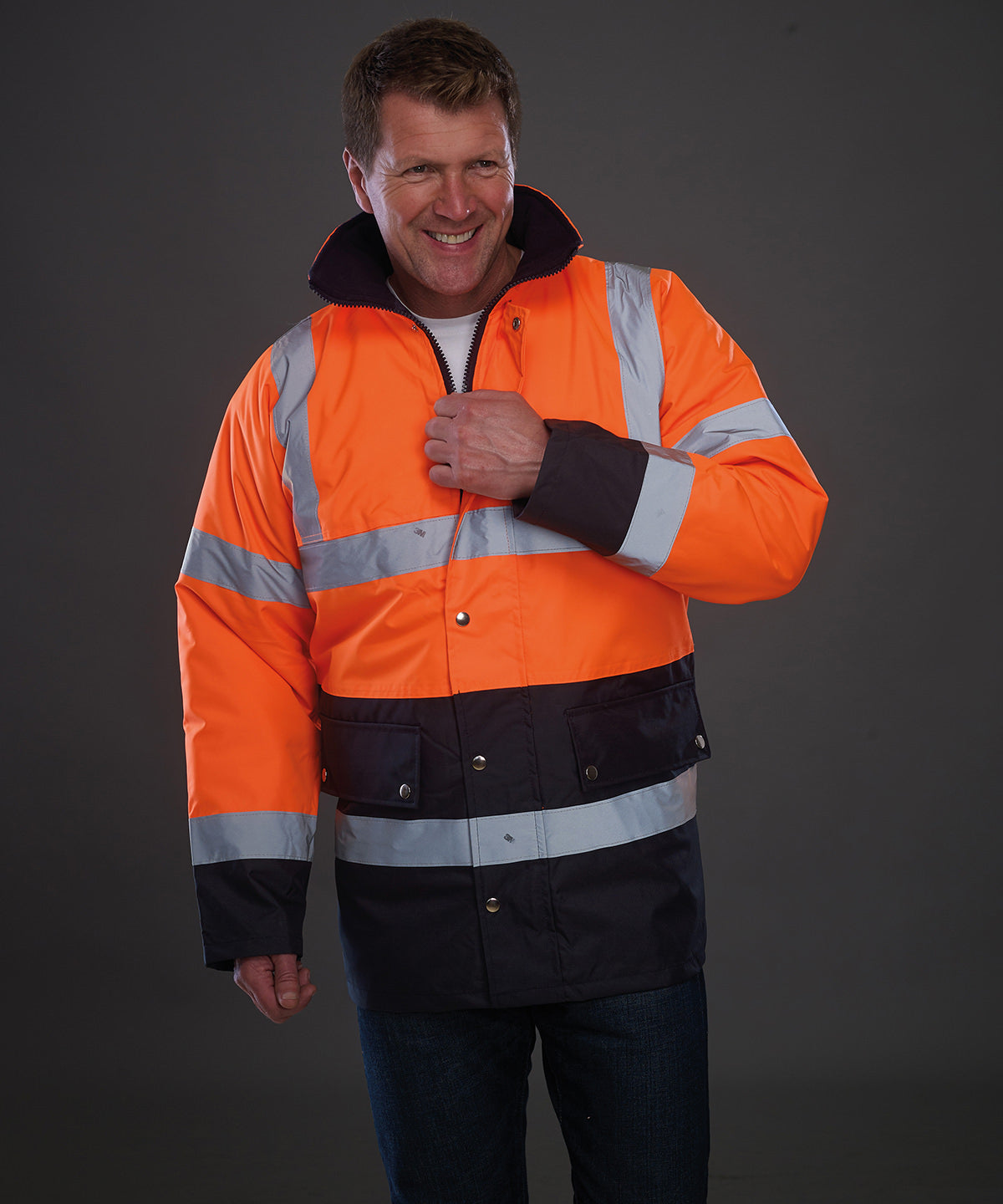 Veste haute visibilité bicolore pour autoroutes (HVP302)