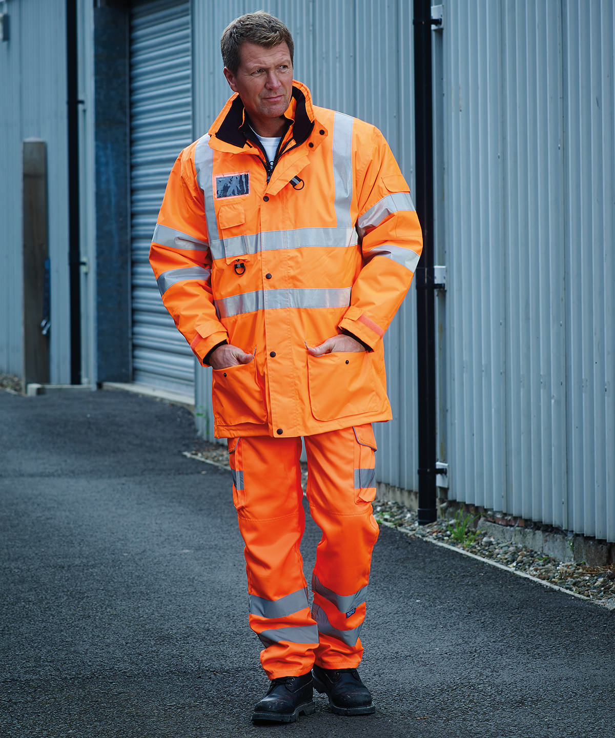 Pantalon multipoches haute visibilité (HV018T/3M)