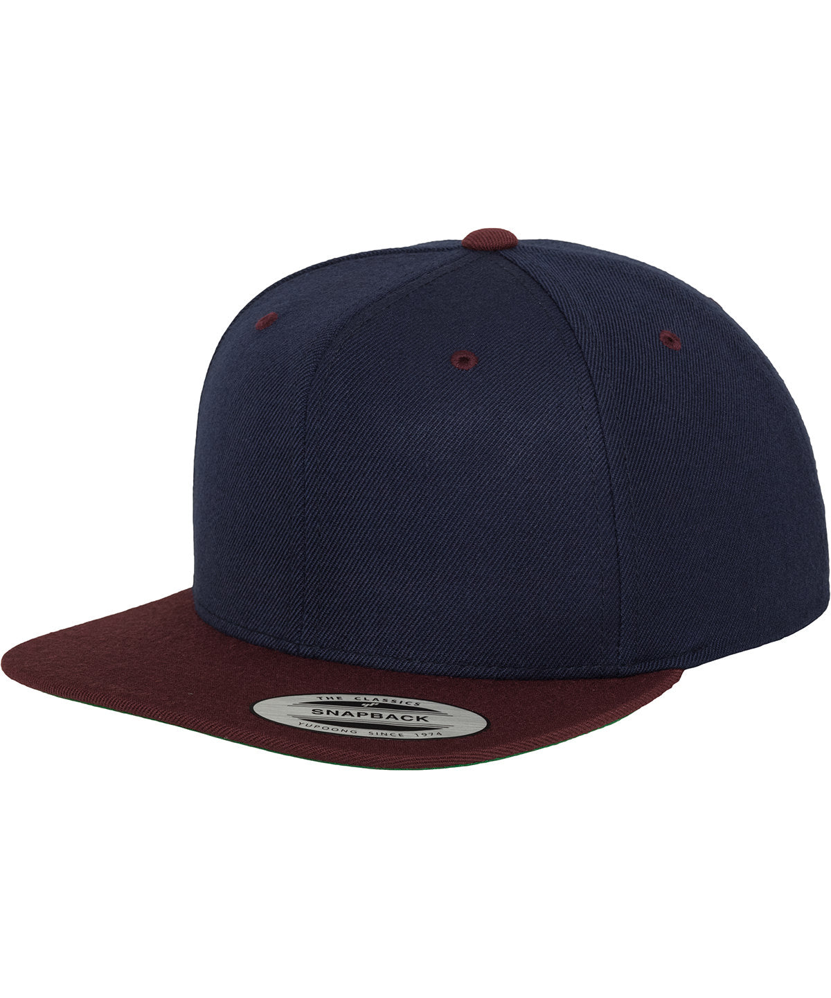 Casquette snapback classique bicolore (6089MT)